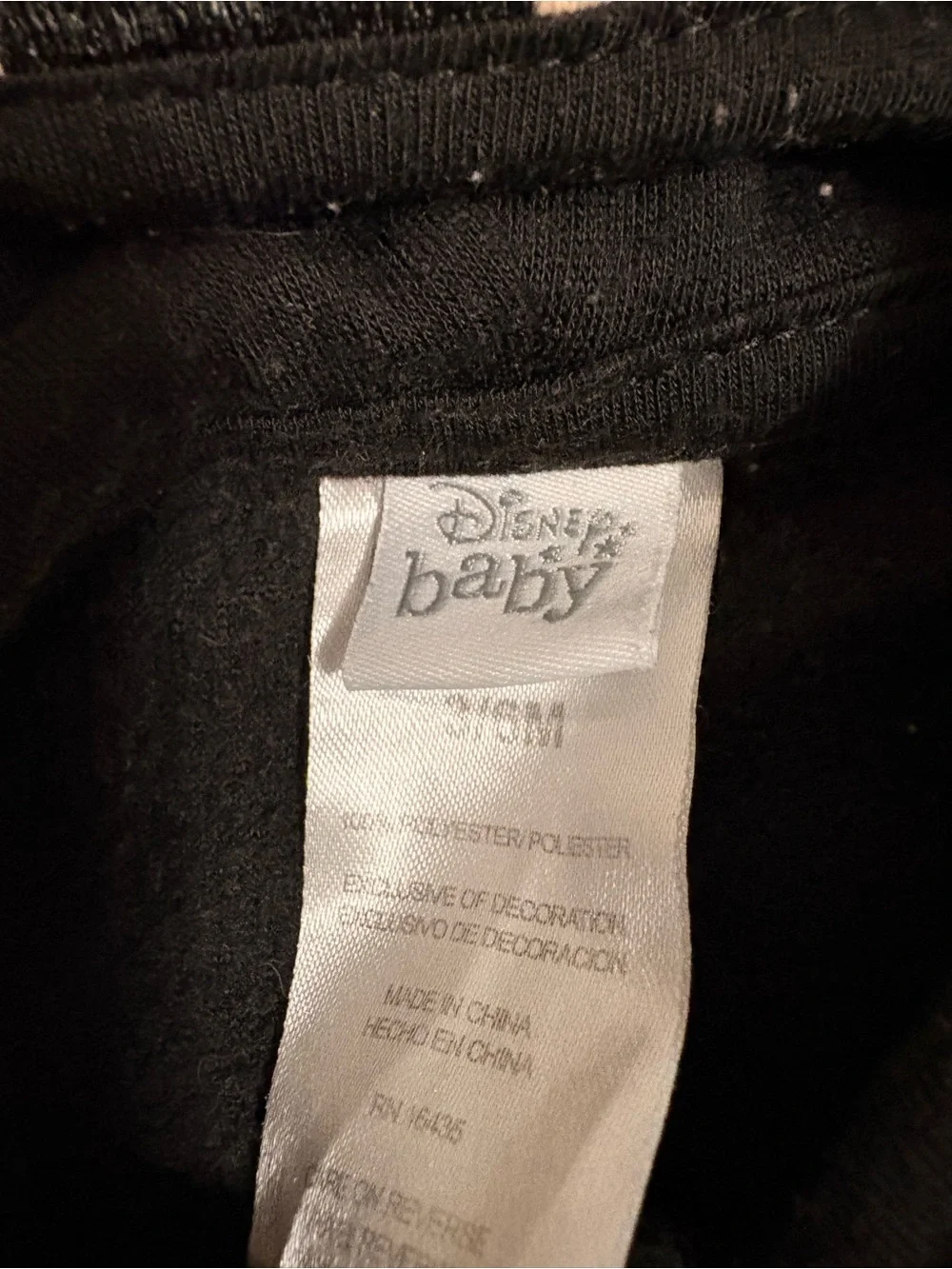 Disney Black & Red Mickey Mouse Fleece Footed One-Piece